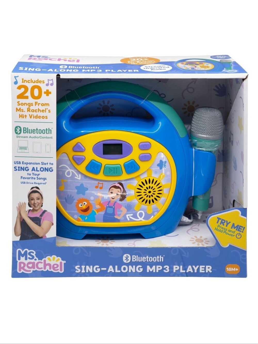 Mr. Rachel Bluetooth Sing Along MP3 Player